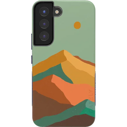 Endless Peaks | Colorblock Mountain Samsung Case Samsung Case get.casely Bold Galaxy S22