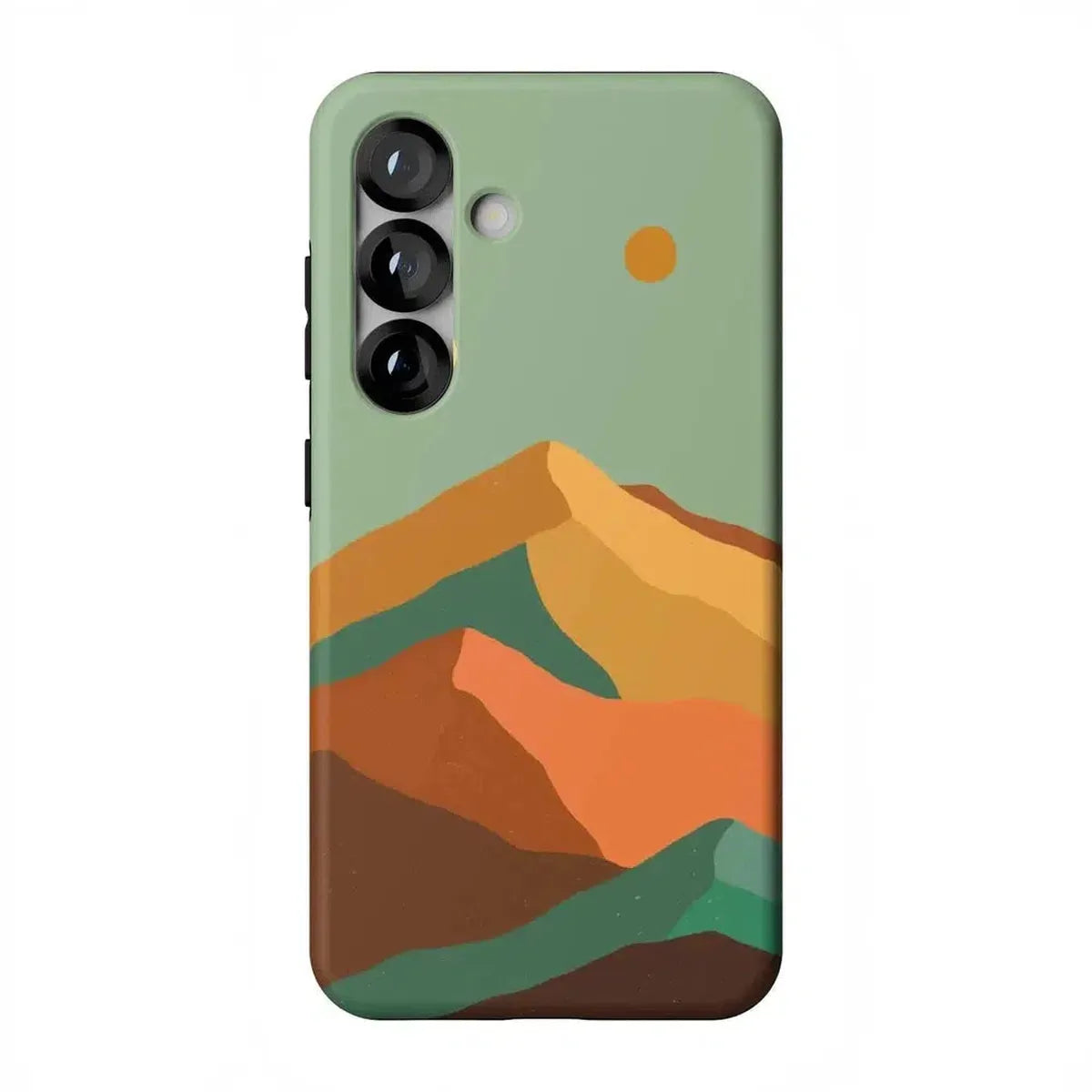 Endless Peaks | Colorblock Mountain Samsung Case Samsung Case Casetry Essential + MagSafe® Galaxy S25
