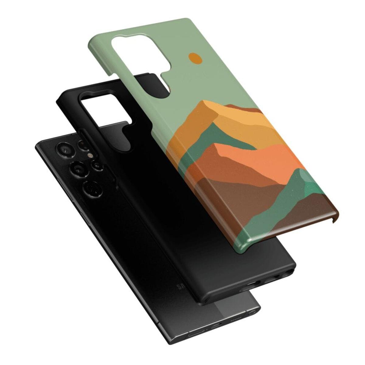 Endless Peaks | Colorblock Mountain Samsung Case Samsung Case Casetry