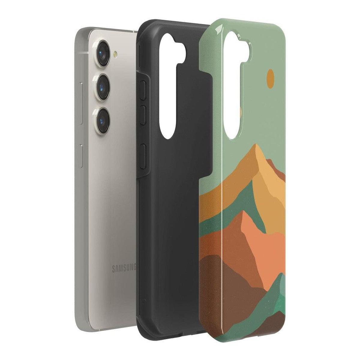 Endless Peaks | Colorblock Mountain Samsung Case Samsung Case Casetry