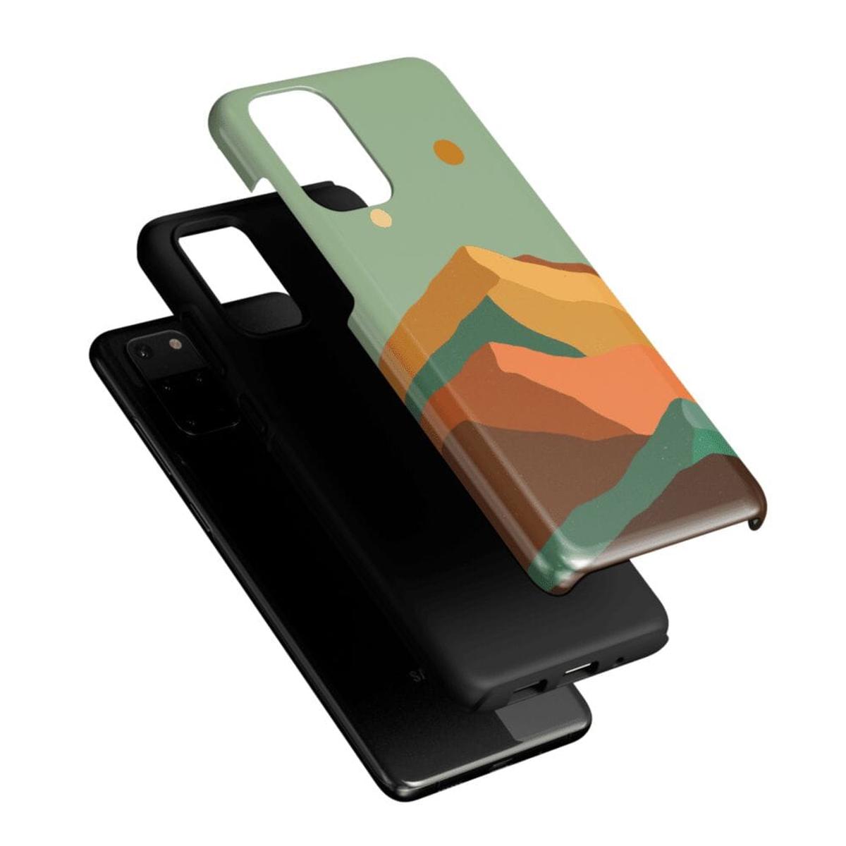 Endless Peaks | Colorblock Mountain Samsung Case Samsung Case Casetry