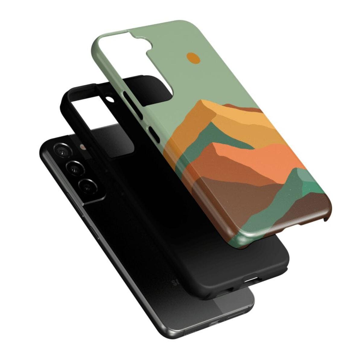 Endless Peaks | Colorblock Mountain Samsung Case Samsung Case Casetry