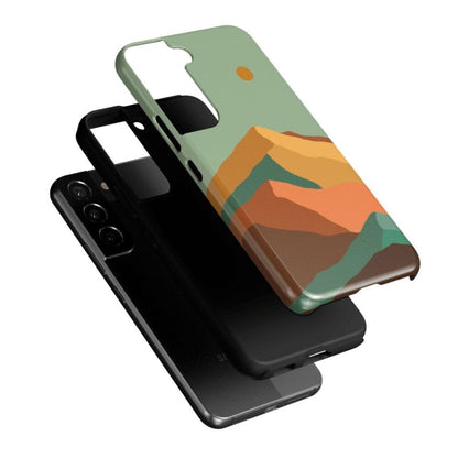 Endless Peaks | Colorblock Mountain Samsung Case Samsung Case Casetry