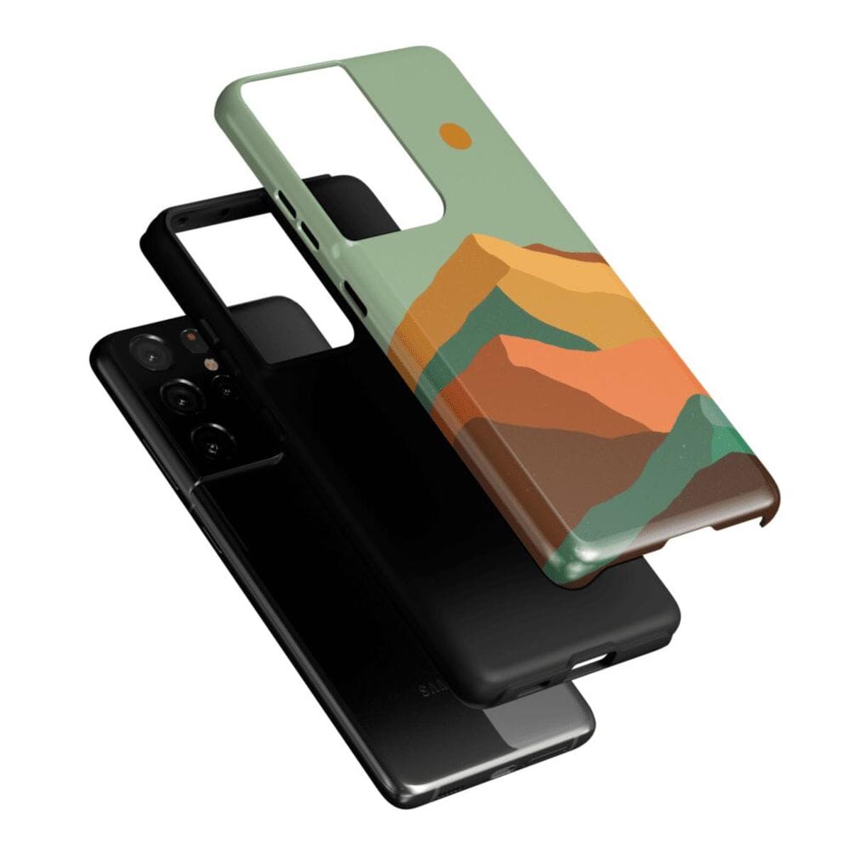 Endless Peaks | Colorblock Mountain Samsung Case Samsung Case Casetry