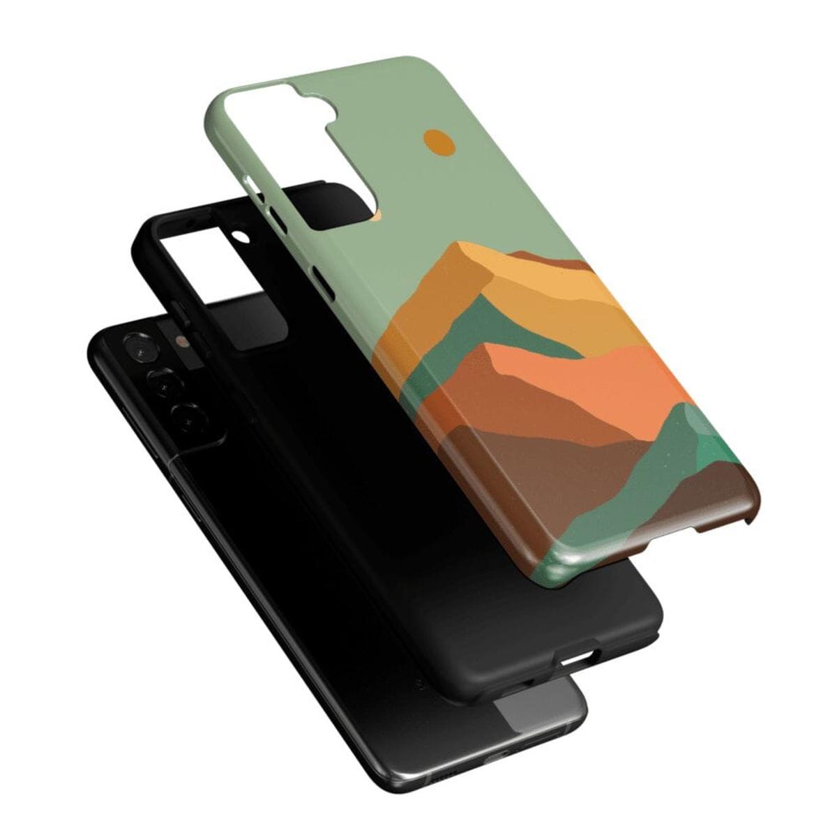 Endless Peaks | Colorblock Mountain Samsung Case Samsung Case Casetry