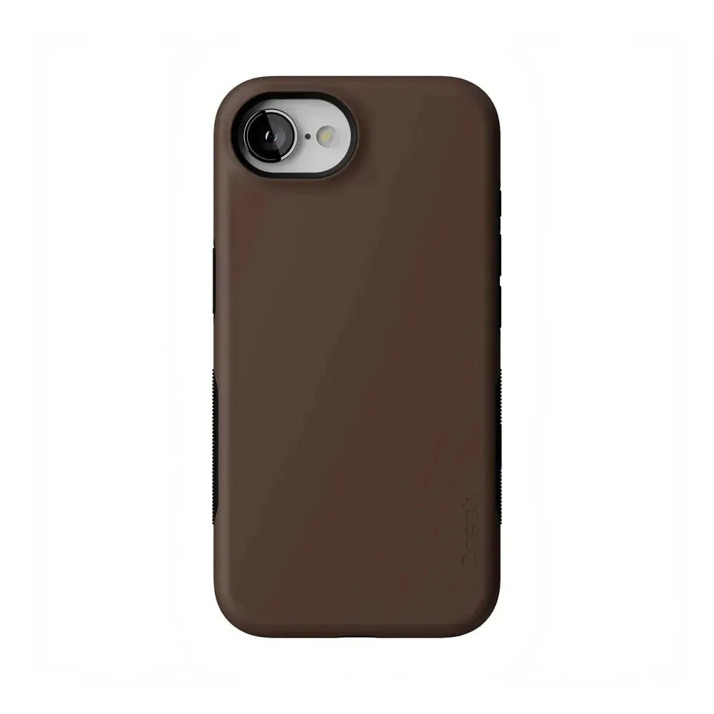 Espresso Brown | The Boyfriend Collection Phone Case get.casely Bold Flex + MagSafe® iPhone 16e