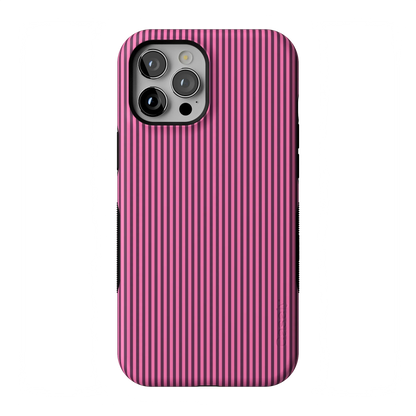Stripes and the City | Pink & Purple Pinstripe Case - iPhone 12 Pro