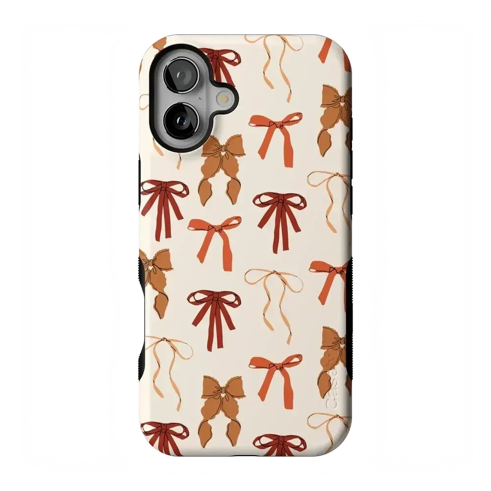 Fall Girlie | Pumpkin Spice Bows Case Phone Case get.casely Bold Flex + MagSafe® iPhone 17
