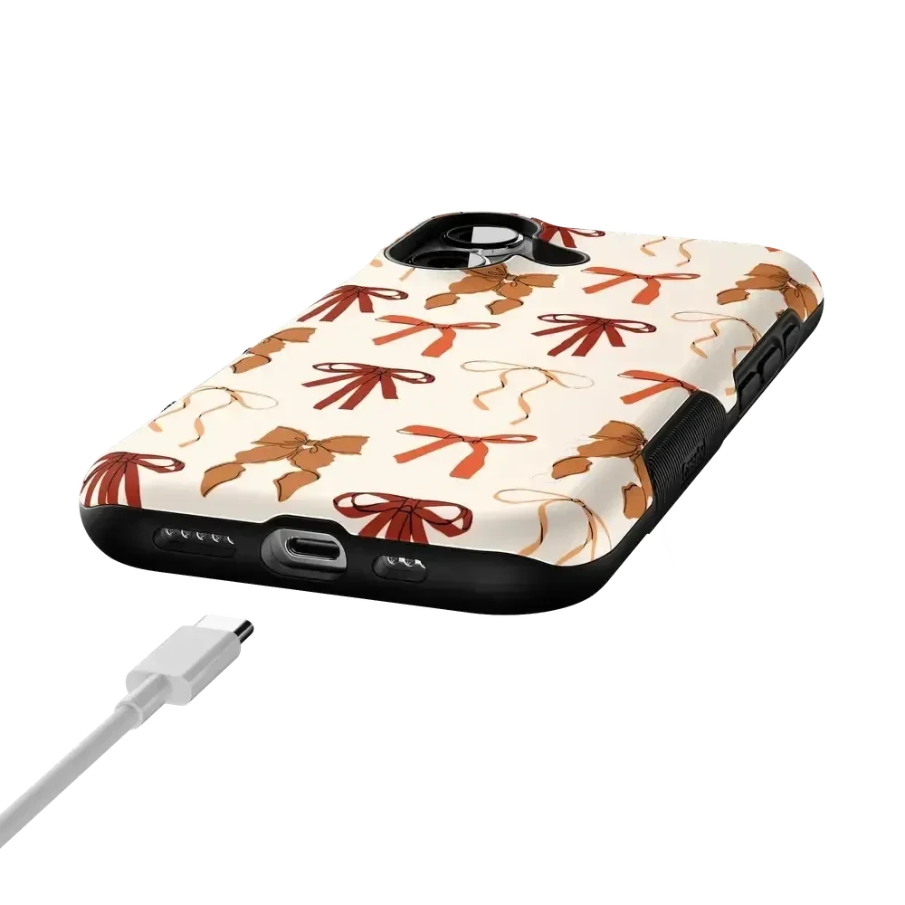 Fall Girlie | Pumpkin Spice Bows Case Phone Case get.casely
