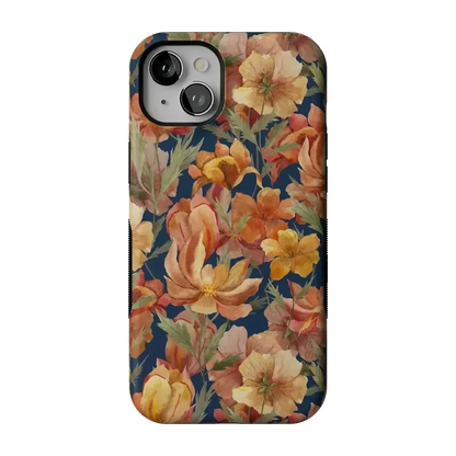 Fallen Gold | Antique Floral Case Phone Case get.casely Bold Flex + MagSafe® iPhone 15 Plus