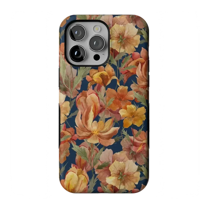 Fallen Gold | Antique Floral Case Phone Case get.casely Bold + MagSafe® iPhone 14 Pro Max