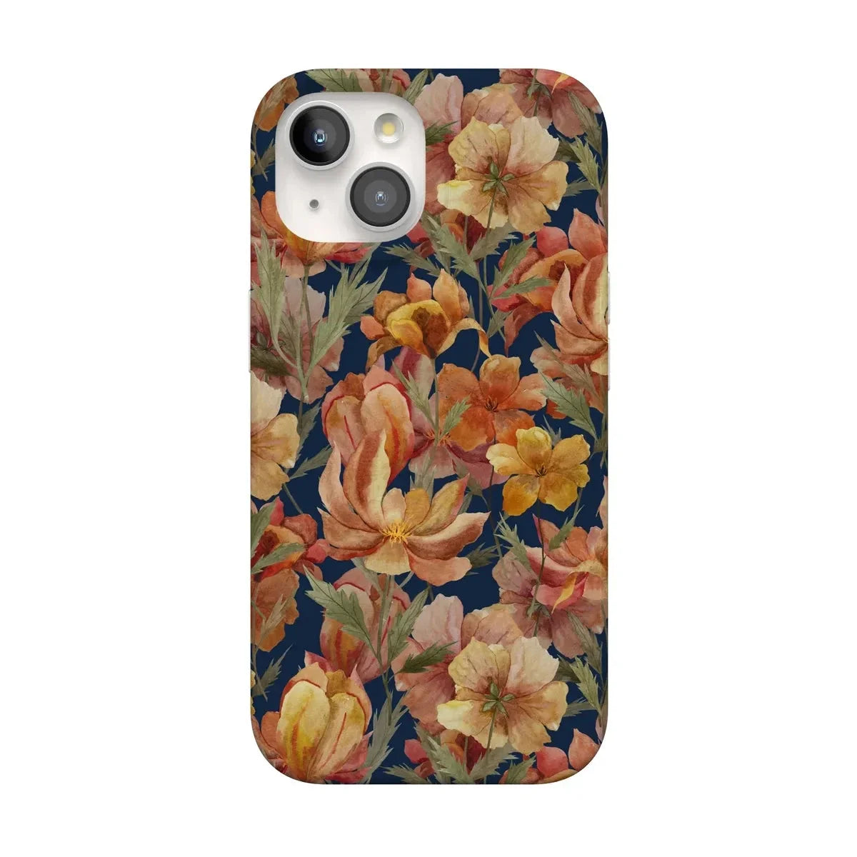 Fallen Gold | Antique Floral Case Phone Case get.casely Classic + MagSafe® iPhone 15 Plus