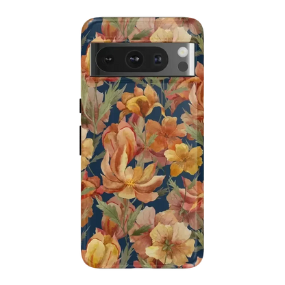 Fallen Gold | Antique Floral Case Phone Case get.casely Essential Google Pixel 8 Pro