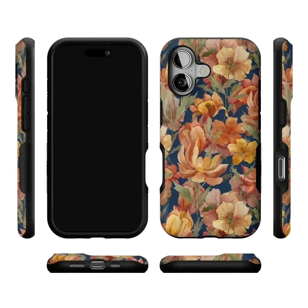 Fallen Gold | Antique Floral Case Phone Case get.casely
