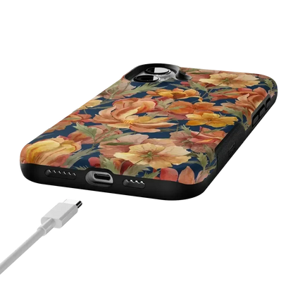 Fallen Gold | Antique Floral Case Phone Case get.casely