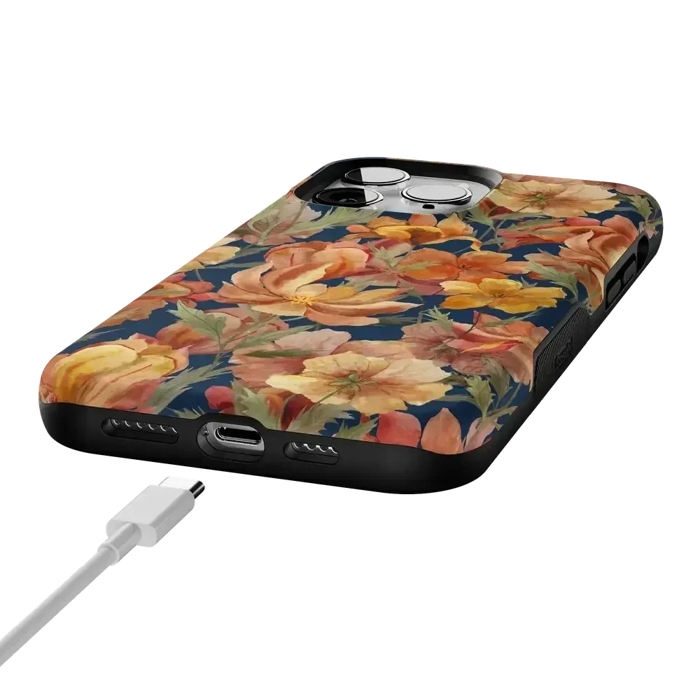 Fallen Gold | Antique Floral Case Phone Case get.casely