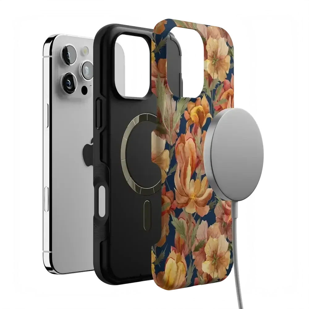 Fallen Gold | Antique Floral Case Phone Case get.casely