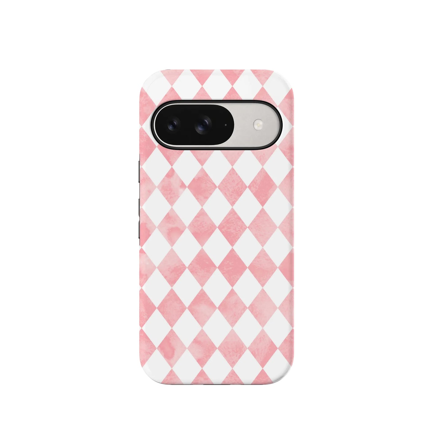 Queen of Diamonds | Pink Watercolor Case