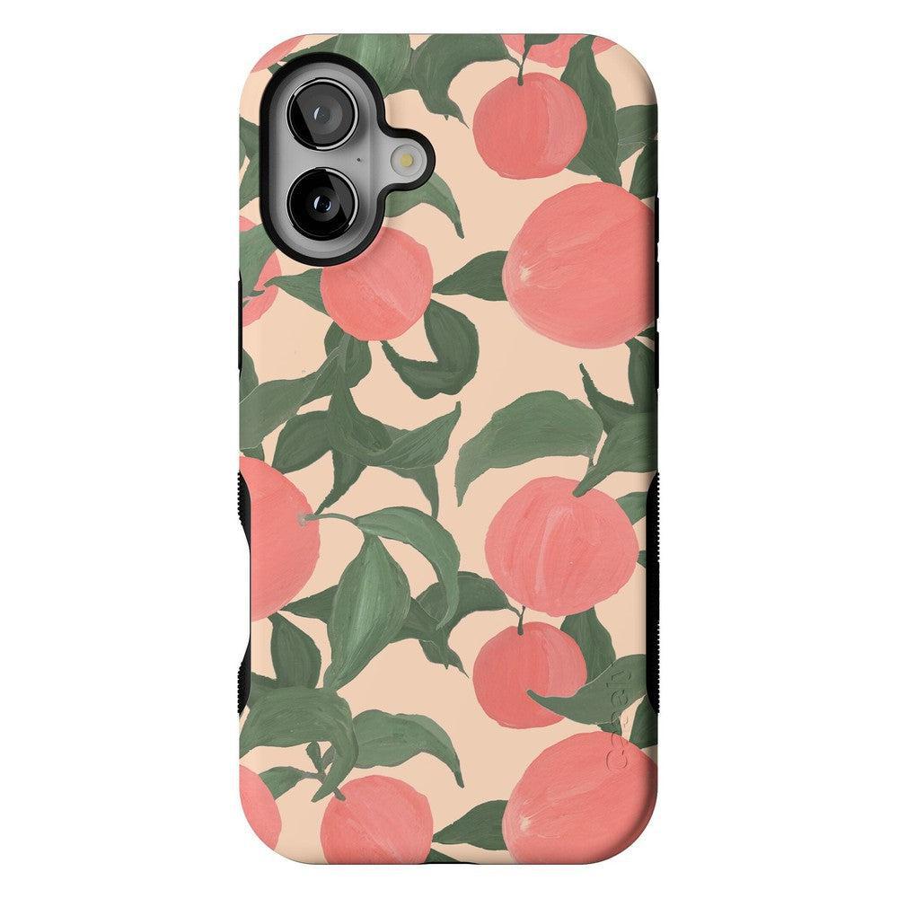 Feeling Peachy | Blush Vines Case iPhone Case get.casely Bold + MagSafe® iPhone 16 Plus