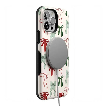 Festive Girlie | Holiday Bows Case Phone Case Casetry