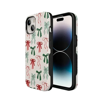 Festive Girlie | Holiday Bows Case Phone Case Casetry