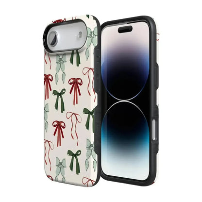 Festive Girlie | Holiday Bows Case Phone Case Casetry