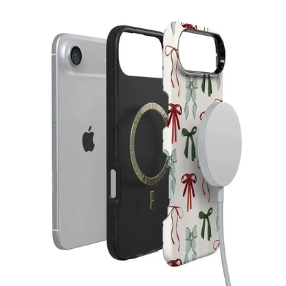 Festive Girlie | Holiday Bows Case Phone Case Casetry