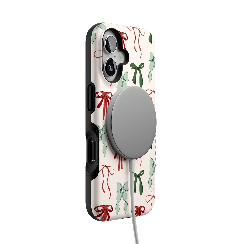 Festive Girlie | Holiday Bows Case Phone Case Casetry