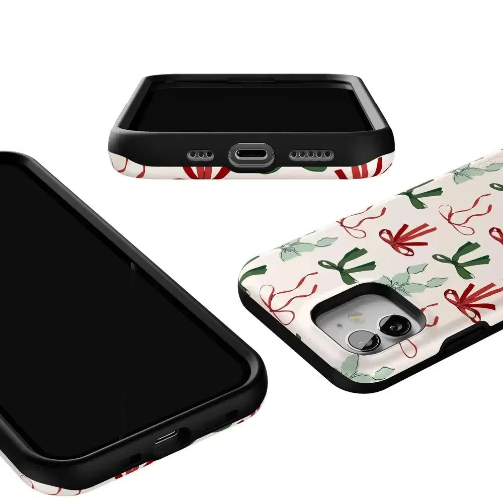 Festive Girlie | Holiday Bows Case Phone Case Casetry