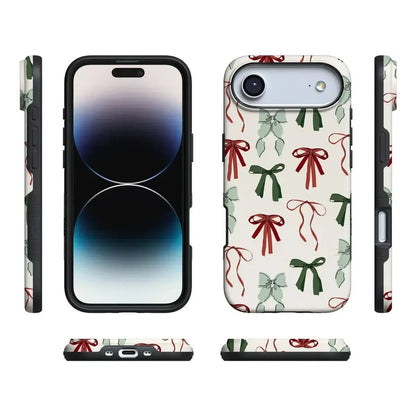Festive Girlie | Holiday Bows Case Phone Case Casetry