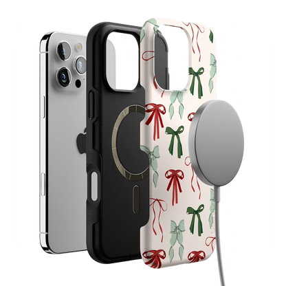 Festive Girlie | Holiday Bows Case Phone Case Casetry
