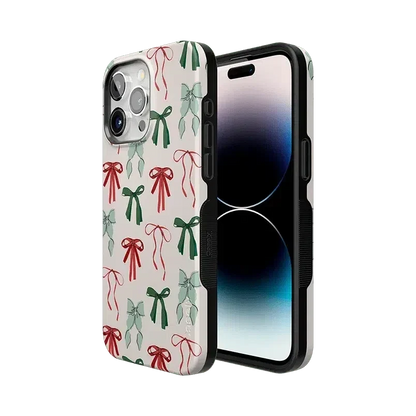 Festive Girlie | Holiday Bows Case Phone Case Casetry