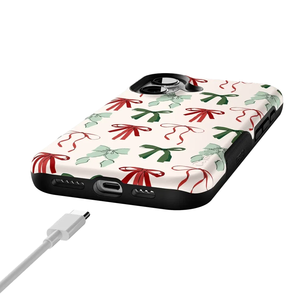 Festive Girlie | Holiday Bows Case Phone Case Casetry