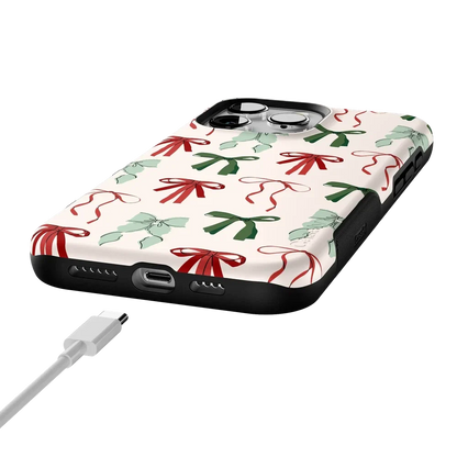 Festive Girlie | Holiday Bows Case Phone Case Casetry