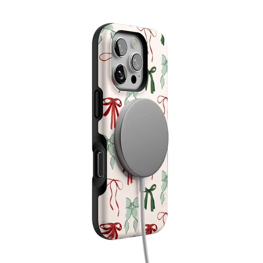 Festive Girlie | Holiday Bows Case Phone Case Casetry