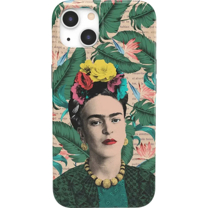 Find Your Muse | Frida Kahlo Portrait Floral Case iPhone Case get.casely Classic iPhone 13 Mini