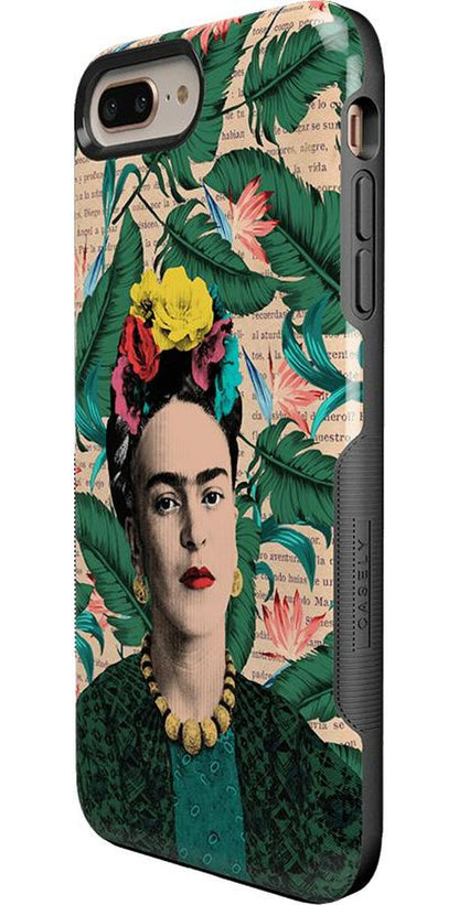 Find Your Muse | Frida Kahlo Portrait Floral Case iPhone Case get.casely