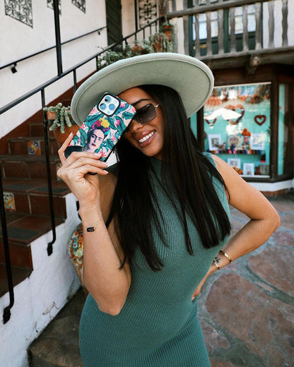 Find Your Muse | Frida Kahlo Portrait Floral Case iPhone Case get.casely