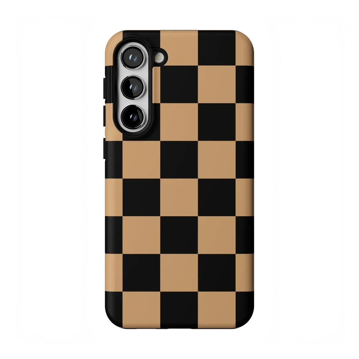 Fit Check | Black & Brown Checkerboard Case iPhone Case get.casely Essential Galaxy S23 Plus
