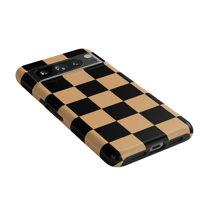 Fit Check | Black & Brown Checkerboard Case iPhone Case get.casely