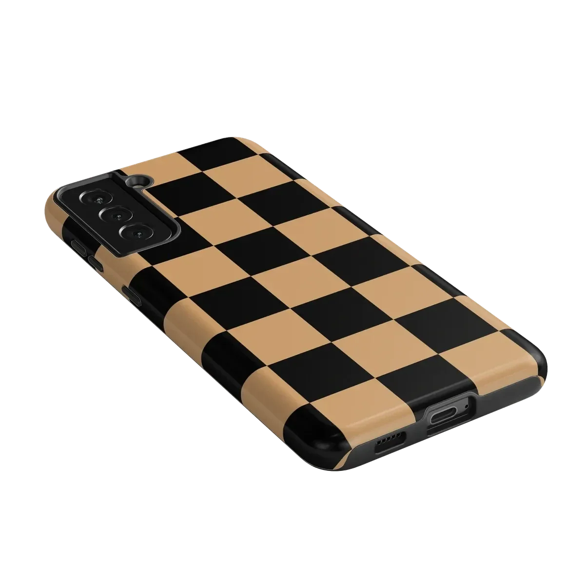 Fit Check | Black & Brown Checkerboard Case iPhone Case get.casely
