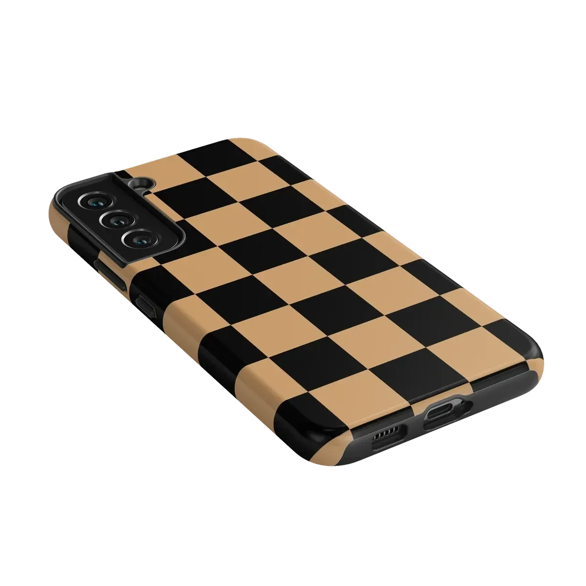 Fit Check | Black & Brown Checkerboard Case iPhone Case get.casely