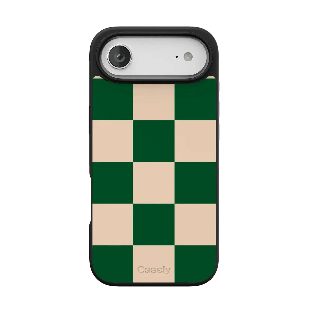 Fit Check | Green Checkerboard Case iPhone Case get.casely Align + MagSafe® iPhone 17 Air