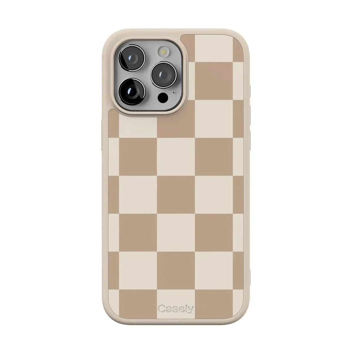 Fit Check | Neutral Checkerboard Case iPhone Case get.casely Align + MagSafe® iPhone 15 Pro Max
