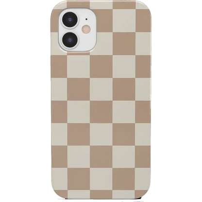 Fit Check | Neutral Checkerboard Case iPhone Case get.casely Classic iPhone 12