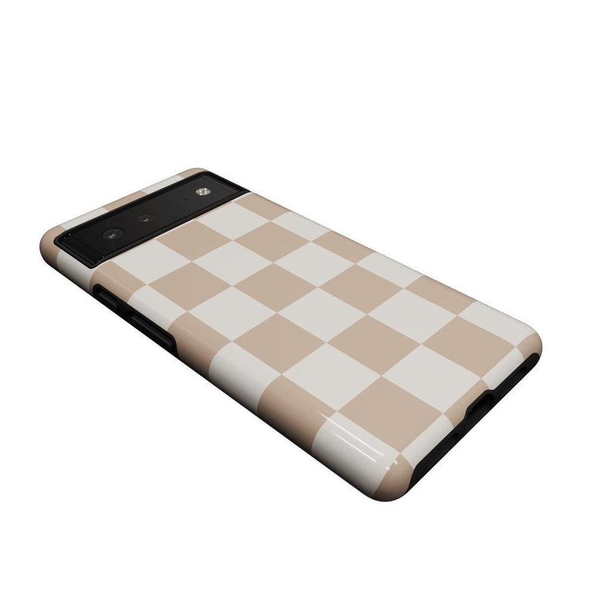 Fit Check | Neutral Checkerboard Google Pixel Case Google Pixel Case Casetry