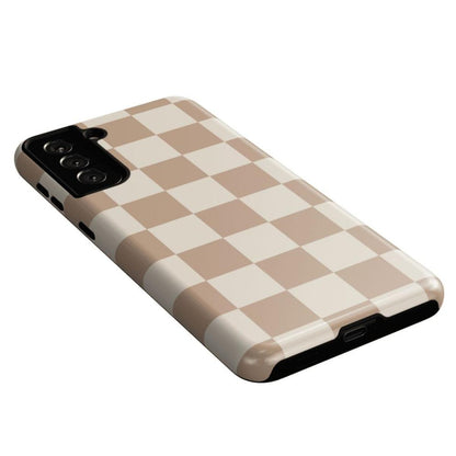 Fit Check | Neutral Checkerboard Samsung Case Samsung Case Casetry