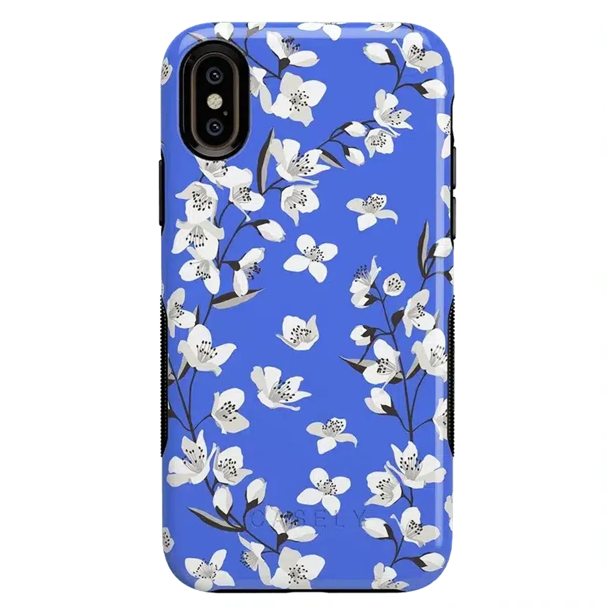 Floral Forest | Blue Cherry Blossom Floral Case iPhone Case get.casely Bold iPhone XS Max