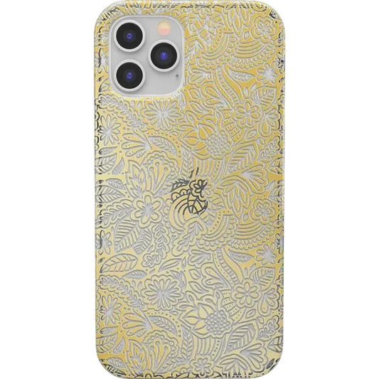 Floral Mandala | Rose Gold Clear Case iPhone Case get.casely