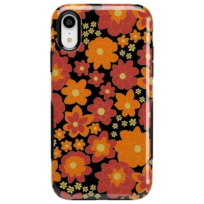 Flower Child | Bright Retro Floral Case iPhone Case get.casely Bold iPhone XR